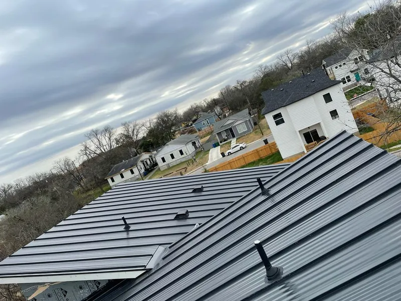 Standing seam metal roof panels with vents for Skylight Repair in Lackawanna